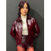 Death of a Unicorn Jenna Ortega Maroon Leather Jacket Death of a Unicorn Jenna Ortega Maroon Leather Jacket